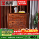 安邸 紅木家具非洲花梨（學(xué)名：刺猬紫檀）五斗柜實(shí)木客廳柜子儲物柜 收納柜臥室 五斗柜