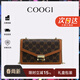 COOGI包包女款輕奢品牌女士單肩包女斜挎包女情人節生日禮物送女友老婆 深咖啡 京倉直發(fā)