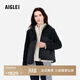 AIGLE艾高POLARTEC加厚保暖防風(fēng)鎖溫全拉鏈抓絨衣女 黑色 AZ696 40 (170/92A)