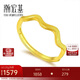 潮宏基心動(dòng)足金黃金戒指女素圈送女友生日禮物計價(jià) 約1.05g