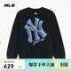 MLB衛衣男女情侶同款圓領(lǐng)套頭秋冬季長(cháng)袖運動(dòng)外套3AMTB3254-50BKS-M