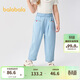 巴拉巴拉童裝兒童長(cháng)褲涼感牛仔褲女童2025夏季褲子松緊腰208225108008