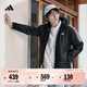 adidas舒適休閑保暖棉服男裝秋冬阿迪達斯官方輕運動(dòng)   黑色   S