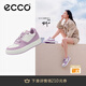 愛(ài)步（ECCO）板鞋女 倪妮同款增高厚底輕盈透氣百搭拼色休閑鞋 街頭ACE856823 薰衣草紫/灰白色85682361091 37