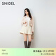 SNIDEL2025秋冬新品百搭純色高腰百褶半身裙A字短裙SWFS254269 象牙白 M (1)