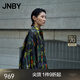 JNBY/江南布衣春夏新品襯衫休閑寬松棉麻長(cháng)袖水仙花5P1213050 798/黃藍系組合 M