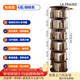 LA PRAIRIE 德國品牌全實(shí)木旋轉書(shū)架360度書(shū)柜家用立式收納架兒童落地置物架 六層-胡桃木色固定旋轉款 免費上門(mén)安裝