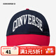 Converse匡威童裝男童棒球帽春季新款中大童女童休閑運動(dòng)帽遮陽(yáng)鴨舌帽 藏青藍 8/20【建議頭圍54cm-56cm】