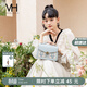 VANESSA HOGAN VH×Jude Chan聯(lián)名女包花漾梯形包高端頭層牛皮婚包手提單肩包 淺藍（牛皮材質(zhì)，刺繡工藝）