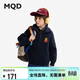 馬騎頓（MQD）[泰迪珍藏系列]童裝男童冬款半開(kāi)襟針織衫高領(lǐng)毛衣 藏青 130