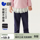 迷你巴拉（minibala）【內里加絨】女童寶寶打底褲冬季親膚保暖仿牛仔褲子