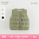 MARC&JANIE馬克珍妮男女童羽絨馬甲冬裝兒童超輕保暖羽絨服背心秋童裝240911