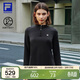 FILA 斐樂(lè )官方女子針織長(cháng)袖衫2025冬季健身運動(dòng)加絨半拉鏈長(cháng)T