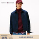 Tommy Hilfiger秋冬男女經(jīng)典簡(jiǎn)約繡標商務(wù)休閑通勤拉鏈翻領(lǐng)行政夾克外套
