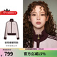 阿迪達斯（adidas）三葉草歐陽(yáng)娜娜同款 外套女裝2026春新款三條紋撞色立領(lǐng)針織外套 KV8867 淺粉色 M