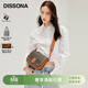 DISSONA迪桑娜女包幸運錦囊老花復古風(fēng)包單肩包斜挎包輕奢【禮物】 深啡色