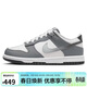 耐克NIKE大童女子休閑鞋板鞋 DUNK 緩震運動(dòng)鞋HM9617-001酷灰色 39