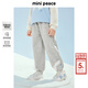 MiniPeace太平鳥(niǎo)童裝冬女童針織長(cháng)褲FBGHE4D40 月巖灰 150cm