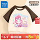 真維斯童裝女童t恤夏季新款女孩洋氣短袖2025兒童運動(dòng)上衣夏 拼接短Tasda02 160