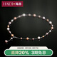 海蒂S925銀4-7mm滿(mǎn)天星無(wú)核淡水珍珠項鏈女送女友禮物混彩色附證書(shū)