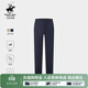 比華利保羅【甄選長(cháng)絨棉】春夏新款男士休閑長(cháng)褲簡(jiǎn)約經(jīng)典斜插袋褲子 49深藍 37