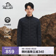 伯希和（Pelliot）輕量羽絨服男800蓬保暖TORAY AIRTASTIC沖鋒衣內膽115308001黑L