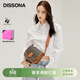 DISSONA迪桑娜女包幸運錦囊老花復古風(fēng)包單肩包斜挎包輕奢【禮物】 深啡色