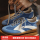 馬登藍色復古休閑鞋男2026夏秋新款運動(dòng)德訓鞋防滑阿甘鞋網(wǎng)面透氣板鞋 極線(xiàn)藍   41