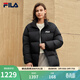 FILA 斐樂(lè )情侶款羽絨服冬季新款防潑水防污漬兩面穿RGB多彩羽絨 正黑色-BK 3XL 190/108A/XXXL
