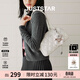 歐時(shí)納（JUST STAR）宣璐同款法棍包包女款2026新款輕奢波士頓保齡球腋下包生日禮物女