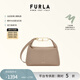 芙拉（FURLA）【禮物】TEIA牛皮大號女士百搭休閑手提包單肩斜挎包通勤包 巖石灰
