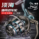 狼王 紡車輪魚線輪刀狼海釣輪全金屬斜口線杯防海水路亞輪魚輪海竿輪 3000型