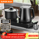 蘇泊爾（SUPOR）全自動(dòng)上水壺煮茶茶臺電水壺多段恒溫燒水壺電熱水壺電茶爐套裝養生消毒茶具304不銹鋼SW-08C08