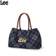 Lee格紋餃子包手提包通勤百搭托特包包【春尚新】送女友送老婆禮物