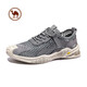 駱駝牌 男鞋透氣緩震網(wǎng)面鞋百搭休閑鞋戶(hù)外運動(dòng)鞋W112309230灰色41