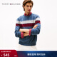 Tommy Hilfiger【撞色橫條紋】26春夏新款男純棉休閑學(xué)院風(fēng)圓領(lǐng)內搭針織衫 【撞色條紋】霧霾藍D0U XS （推薦：120斤以下）