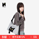 NOXXON偌閃通勤斜挎包小眾設計原創(chuàng  )腋下女黑色慵懶單肩包女大容量