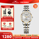 古尊（GOLGEN）手表男士自動(dòng)機械表商務(wù)腕表女情侶國表防水精睿系列生日禮物6151 鋼帶間金雙歷機械女GN.6151L.VGS