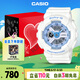 卡西歐（CASIO）手表女士BABY-G哆啦A夢(mèng)電子日韓表禮盒款送女友禮物BA-110XBE-7A