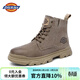 Dickies馬丁靴男高幫時(shí)尚百搭秋冬系帶透氣百搭秋季英倫風(fēng)靴子馬丁鞋 駝色 44 (270mm) 標準碼