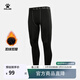 卡爾美（KELME）兒童緊身褲高彈透氣健身褲籃球打底褲秋冬保暖加絨長(cháng)褲 黑色加絨厚【3002款】 160 CM