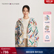 Tommy Hilfiger【收腰連帽】秋冬女裝潮流休閑運動(dòng)滿(mǎn)印寬松雙拉鏈夾克外套 多色0K4 L （推薦：130-140斤）