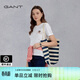 GANT/甘特【100%棉】男女同款情侶裝簡(jiǎn)約學(xué)院風(fēng)舒適短袖重磅T恤 110白色 L