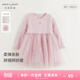 MARC&JANIE馬克珍妮女童甜美網(wǎng)紗拼接連衣裙寶寶裙子2026年春裝250238