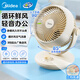 美的（Midea）空氣循環(huán)扇桌面臺式辦公室小風(fēng)扇 迷你臺扇換氣排氣扇空調伴侶 便攜小型家用宿舍臥室客廳輕音節能 【3檔循環(huán)扇】GAF18AD