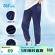 361°童裝兒童長(cháng)褲2025夏季男女童3-14歲透氣空調褲 藏青150