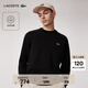 LACOSTE法國鱷魚(yú)男裝秋冬經(jīng)典款純棉休閑套頭針織衫|AH1985 031/黑色 M 4