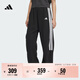 adidas休閑寬松毛圈運動(dòng)褲香蕉褲女裝秋季阿迪達斯官方輕運動(dòng) 黑色   M