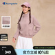 Champion冠軍立領(lǐng)加絨衛衣女2025秋季新款按扣領(lǐng)上衣休閑潮牌校園風(fēng) 淺粉色 M