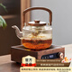 憶壺茶（YIHUTEA） 新中式電陶爐胡桃木定時(shí)煮茶器高檔煮茶壺黑茶養生加熱電茶爐 【加熱套裝】木紋爐+透明壺1.3L